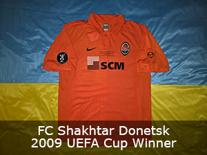 fc shakhtar donetsk final uefa cup 2009 shirt jersey trikot